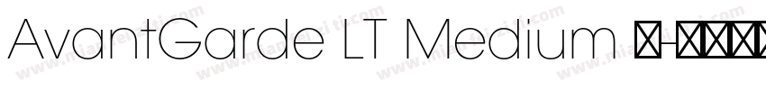 AvantGarde LT Medium 中字体转换